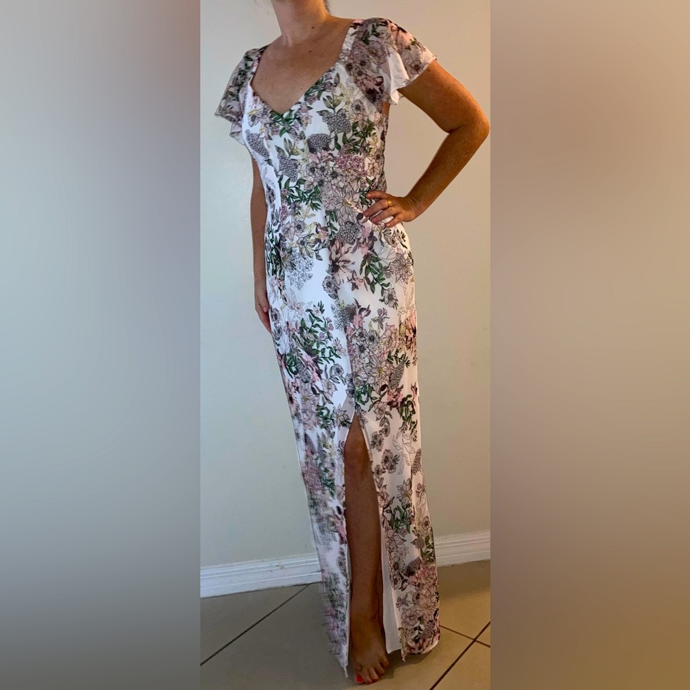 GUESS Loyola‎ Floral Maxi Dress size 4